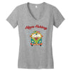 hippie holidays Women's V-Neck T-Shirt