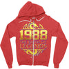 legends are born in 1988 hoodie 5 Zipper Hoodie