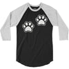 dog paws set of 2 3/4 Sleeve Shirt