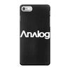 analog white logo iPhone 7 Case