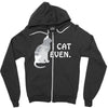 i cat even Zipper Hoodie