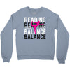 Reading Yoga Wine Balance Crewneck Sweatshirt