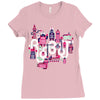 robo city Ladies Fitted T-Shirt