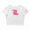 figh club Crop Top