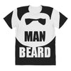 man beard funny mens All Over Women's T-shirt