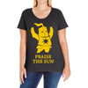 the dark sun Ladies Curvy T-Shirt