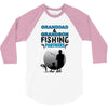 Granddad &amp; Grandson Fishing Partners For Life 3/4 Sleeve Shirt