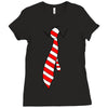 tie Ladies Fitted T-Shirt