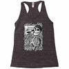 boombox skull Racerback Tank