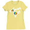 coming out Ladies Fitted T-Shirt