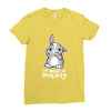 bunny anxiety Ladies Fitted T-Shirt