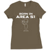 alien themed   ufo Ladies Fitted T-Shirt