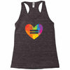 Lgbt Heart Racerback Tank