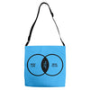 music elitism venn diagram musician indie snob rock geek shirt t shirt Adjustable Strap Totes
