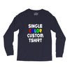 single color custom t shirt Long Sleeve Shirts