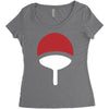 uchiha clan symbol crest   anime itachi sasuke naruto cosplay gift tee Women's Triblend Scoop T-shirt
