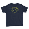 smiley dj techno,club,dance,music,rave retro Youth Tee