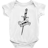 valar morghulis Baby Onesie