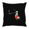 bird and loathing Throw Pillow