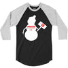 snowman   jake paul   red 3/4 Sleeve Shirt