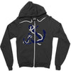 double anchor Zipper Hoodie