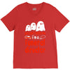 can't scare me halloween funeral direct V-Neck Tee