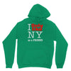 i only like ny as a friend Unisex Hoodie