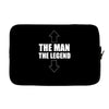 the man the legend funny Laptop sleeve
