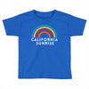 California Sunrise Toddler T-shirt