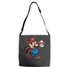 vintage plumber Adjustable Strap Totes