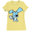 evil rabbit Ladies Fitted T-Shirt