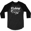 fishing   through his fly! 3/4 Sleeve Shirt