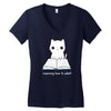 learning how to adul Women's V-Neck T-Shirt
