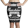 December Girls Are Sunshine Mixed With A Little Hurricane Pencil Skirts