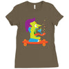 skate face Ladies Fitted T-Shirt