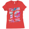 team 10 miami wawes Ladies Fitted T-Shirt