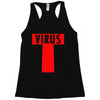 t virus gorillaz Racerback Tank