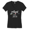 Aunt Est.2018. Women's V-Neck T-Shirt