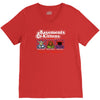 basements and kittens V-Neck Tee