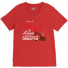 Just A Girl In Love With Her Heavy Equipment Operator V-Neck Tee