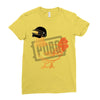 Pubg Military Chicken T-Shirt Ladies Fitted T-Shirt
