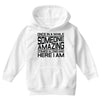 once in a while someone amazing comes along Youth Hoodie