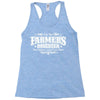 farmer's daughter funny Racerback Tank