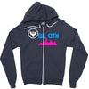owl city retro Zipper Hoodie