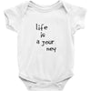 life is a journey Baby Onesie