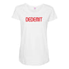 DEDEMIT Maternity Scoop Neck T-shirt