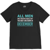 all men are created equal but the best are born in december V-Neck Tee