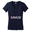 Martinez Twins savage Women's V-Neck T-Shirt
