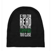 if you can read this, you are camping too close Baby Beanies