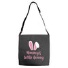 Mommy's Little Bunny Easter Themed Adjustable Strap Totes